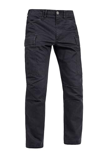 Image of John Doe Motorcycle Jeans Regular Cargo Mono XTM Straight Fit, black, 31W x 34L