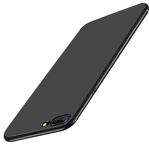 Image of gueche Compatible with iphone 7 plus, iphone 8 plus Case, Premium Flexible Thin Cover Shock Proof with Drop Protection Coque Funda Cover for 7 Plus, Basic Phone Case. 5.5 Inch Black
