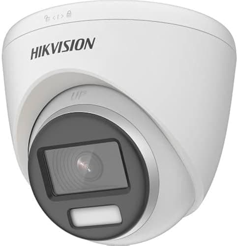 Image of HIKVISION DS-2CE72KF3T-E TurboHD ColorVu IP67 3K HDoC Turret Camera, 2.8mm Fixed Lens, White