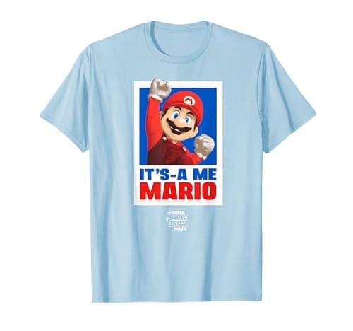 Image of The Super Mario Bros. Movie It’s a-Me Mario Portrait T-Shirt