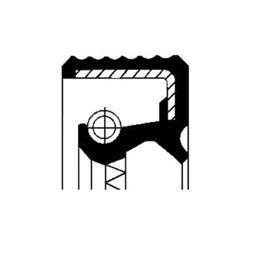 Image of CORTECO 07015496B Shaft Seal, Differential
