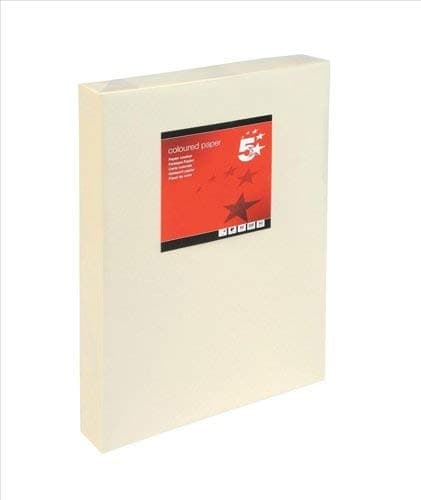 Image of 2XColoured Copier Paper Multifunctional Ream-Wrapped 80gsm A3 Light Cream [500 Sheets]