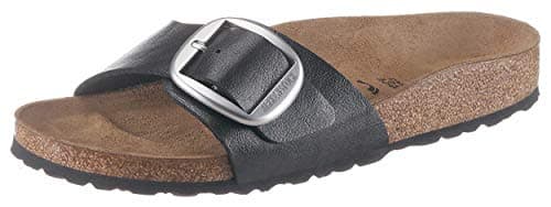Image of Birkenstock Madrid Big Buckle, Women’s Sandal, Black, 3.5 UK (36 EU)