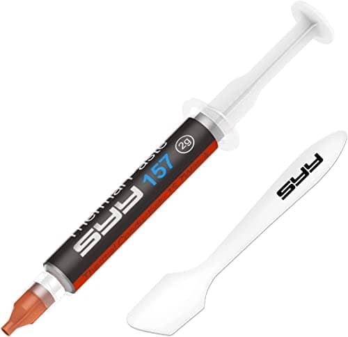Image of SYY Thermal Paste, 2g Upgrade Easy to Apply Thermal Compound Cpu Heatsink Paste for IC/Processor/CPU/All Coolers, Carbon Based High Performance, Thermal Interface Material