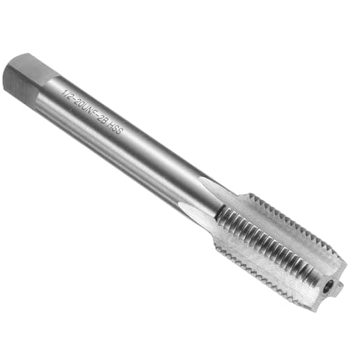 Image of sourcing map Hand Bottom Tap 1/2-20 UNF 2B Thread Bottoming Style Threading Taps High Speed Steel HSS6542 Straight Flutes Screw Tapping Tool