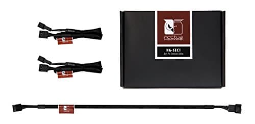 Image of Noctua NA-SEC1, 4-Pin Extension Cables (30cm, Black)