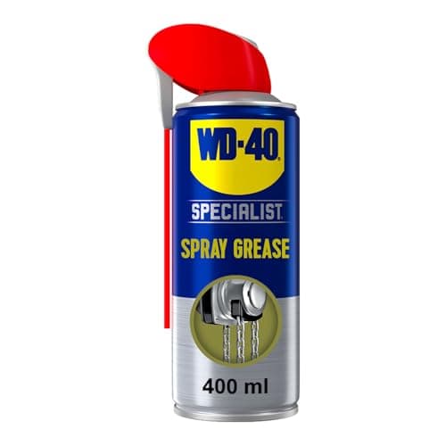 Image of WD-40 Specialist Spray Grease 400ml, Ultimate Metal Lubricating Grease Spray, Long Lasting with Corrosion Protection for Chains, Gears, and Locks