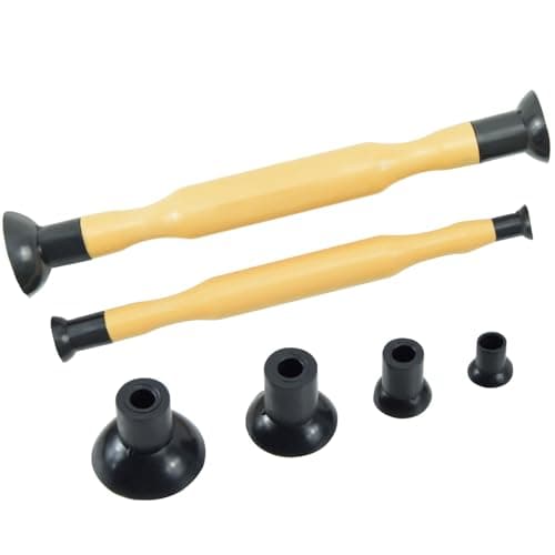 Image of 2pcs Valve Lapping Grinding Stick Tool Double Ended Valve Grinding Tool with 4 Suction Cups for Engine Valve Maintenance and Repair