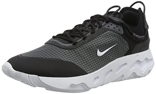 Image of NIKE React Live Mens Running Trainers CV1772 Sneakers Shoes (UK 11 US 12 EU 46, Black White Dark Smoke Grey 003)