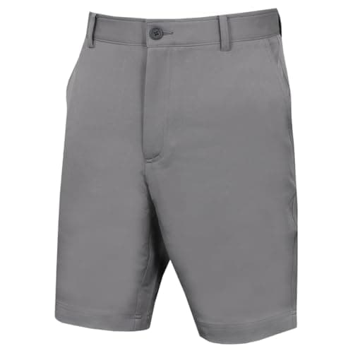 Image of Calvin Klein Golf Mens Micro Tech Shorts - Silver - 34