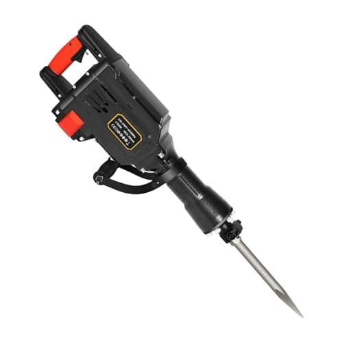 Image of JJsdwin Electric Heavy Duty Jack Hammer, Concrete Breaker, Demolition Hammer Drill for Garden and Lawn, Wear-Resistant Hydraulic Oil