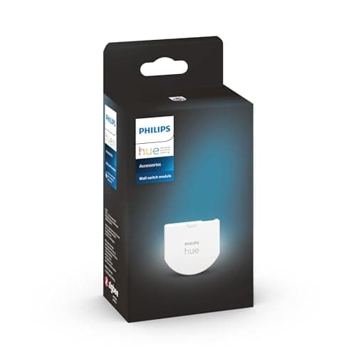 Image of Philips Hue Smart Wall Switch Module Single Pack. Accessory for Indoor Home Smart LED Lighting Control, White,1 Count (Pack of 1)