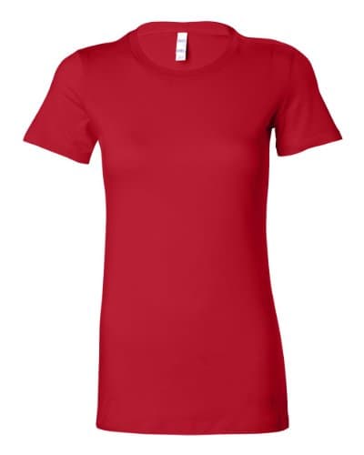 Image of Bella Ladies/Womens The Favourite Tee Short Sleeve T-Shirt (XL) (Red)