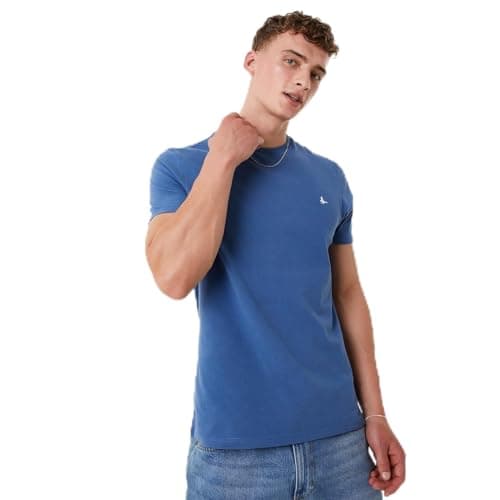 Image of Jack Wills Mens Sandalseford T-Shirt Deep Blue XS