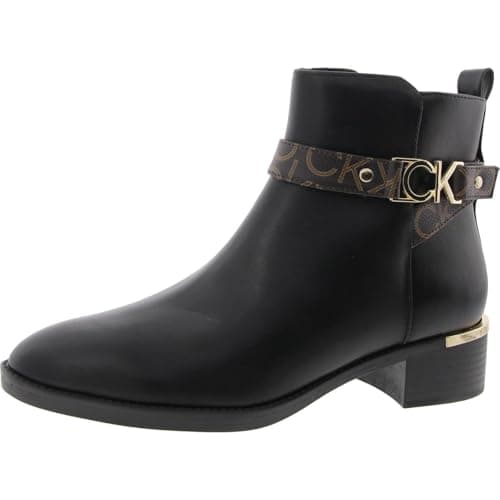 Image of Calvin Klein Women's Dhara Ankle Boot, Black, 6 UK