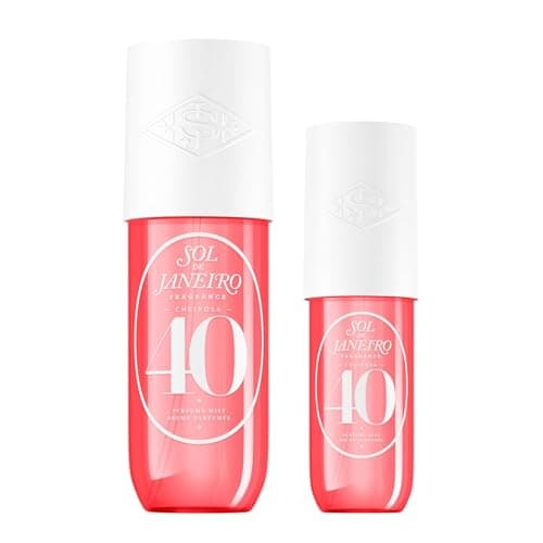 Image of Sol de Janeiro Cheirosa 40 Hair & Body Fragrance Mist Full Size and Travel Size Set - Home and Away Bundle - 90 & 240ml Duo