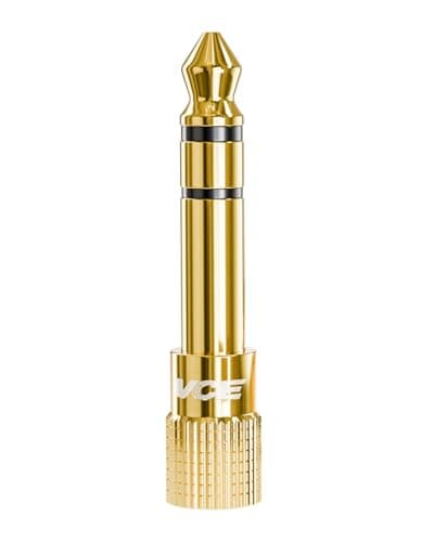 Image of VCE Headphone Jack Adapter 6.35mm Male 1/4 inch to 3.5mm Female 1/8 inch Aux Plug Converter Audio Stereo Adaptor Gold Plated for Keyboard Digital Piano Amplifier Earphone 1 Pack