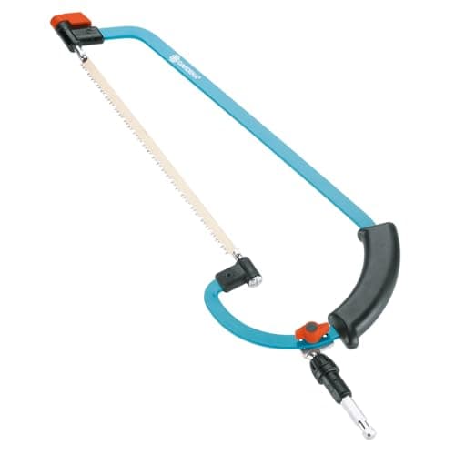 Image of GARDENA combisystem Bow Saw: handsaw saw blade 360 °rotatable twist-Saw blade, adjustable Blade tension, compatible with all combisystem handles (691-20)