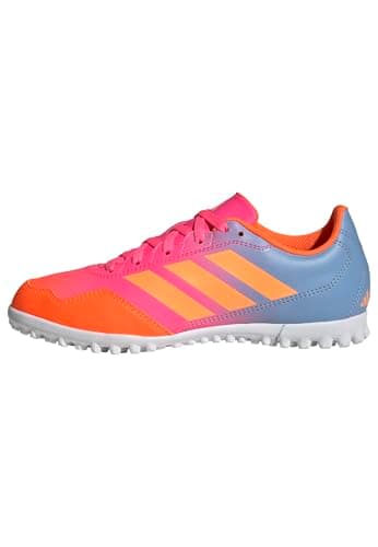 Image of adidas YOUNGSTAR Rise K Hockey Shoes, Team Solar Orange/Flash Orange/Lucid Pink, 1 UK Child