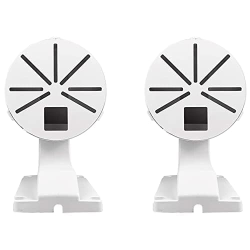 Image of Yuemsh Security Camera Mount Bracket,ABS Indoor Outdoor Wall Mount L-Type Bracket for CCTV Security Dome IP Camera Mounting