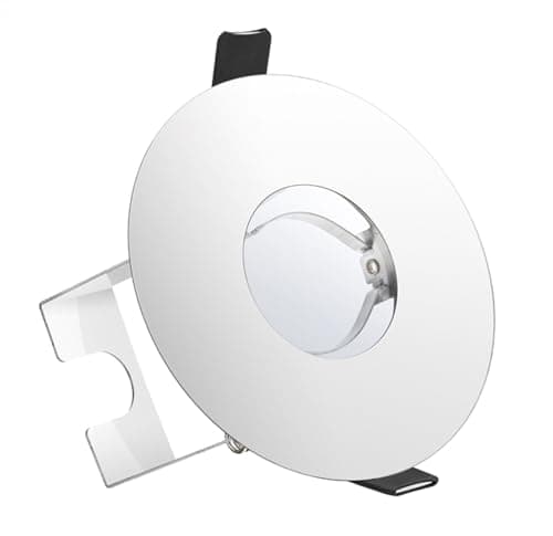 Image of Integral Evofire Fire Rated GU10 Downlight Chrome with Insulation Cover 70-100mm Hole Size
