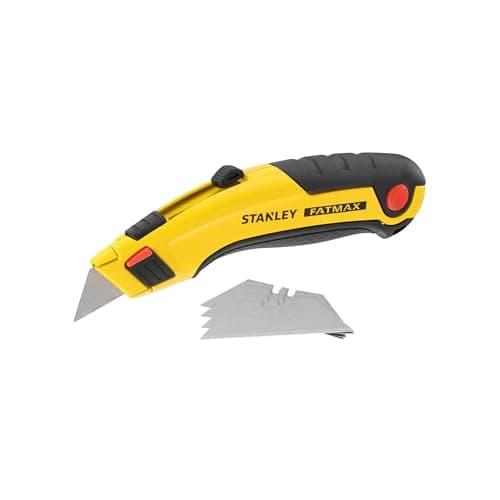 Image of STANLEY FATMAX Retractable Utility Knife 0-10-778, Silver/Yellow