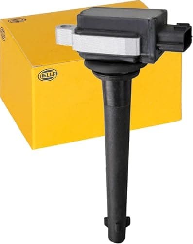 Image of HELLA 5DA 358 000-651 Ignition Coil - 12V - 3-pin connector - Flush-Fitting Pencil Ignition Coils - Bolted