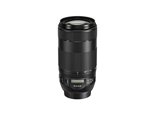 Image of Canon Cameras US EF 70-300 is II USM 70-300mm f/4-5.6 Fixed Zoom Camera Lens, Black (0571C005)