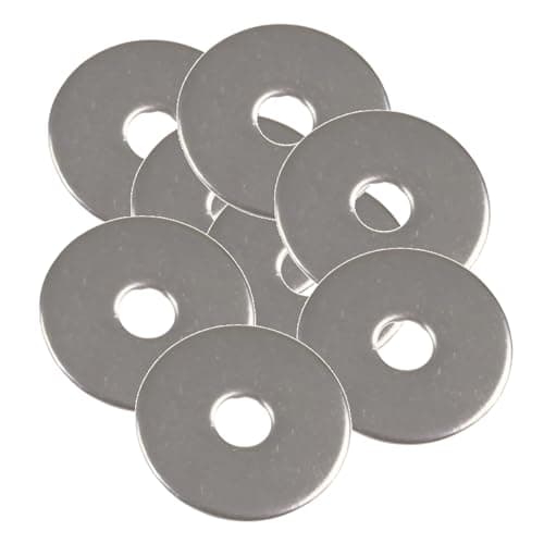 Image of TERF® M12 (12mm) X 50mm X 1.5mm Stainless Steel A2 (304) Flat Repair Penny Mudguard Timber Fender Washer 12mm Hole (ID) X 50mm Outside Diameter X 1.5mm Thickness - Pack of 10