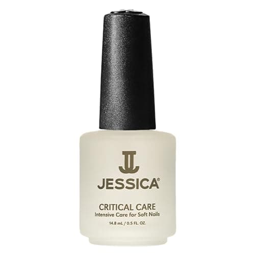 Image of JESSICA Critical Care Base Coat, Nail Varnish Strengthener, Intensive Care for Soft and Weak Nails, Enriched with Protein KSW and Calcium, 14.8ml