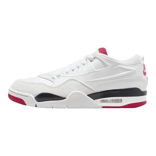 Image of Air Jordan 4 RM Men's Shoes (FQ7939-102, White/Black/Neutral Grey/Varsity Red), White/Black/Neutral Grey/Varsity Red, 8.5 UK
