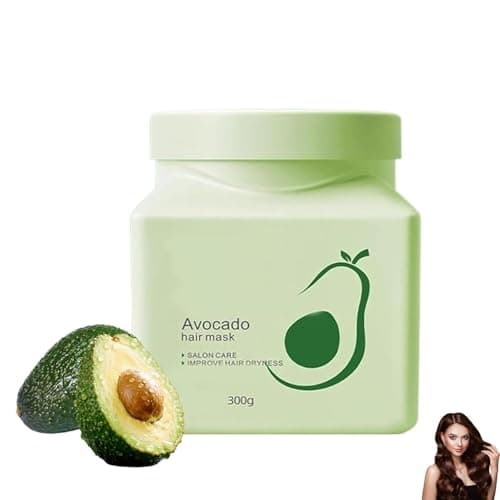 Image of Avocado Deep Conditioning Hair Mask,Deep Treatment Thickening Hair Mask,Nourishes Dry, Damaged Hair, Promote Growth