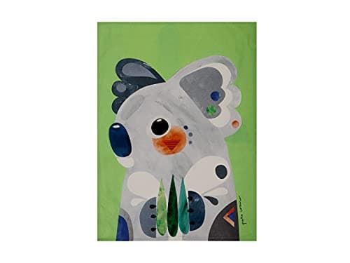 Image of Maxwell & Williams Pete Cromer Tea Towel, Koala Print, 1% Cotton, 7 x 5 cm