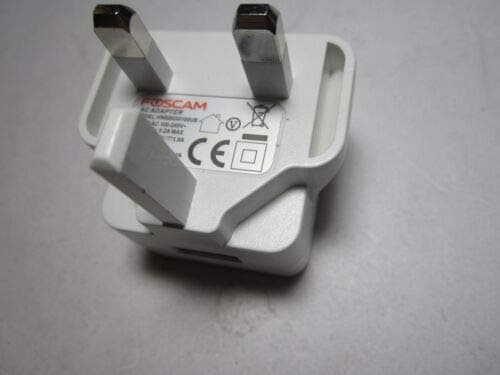 Image of Replacement for White 5V 5.0V 1A 1000mA Mains USB Plug Adaptor Charger UK AC-DC