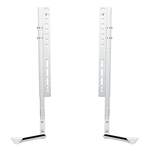 Image of AVF Universal Sound Bar Mount - Soundbar Speaker Bracket Kit, Attach to TV or Directly To Wall, Fits Most Sound Bars, Adjustable, 13kg Limit (White)