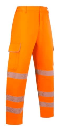 Image of Beeswift Arc Compliant Hi-Vis Trousers Orange Size 34S