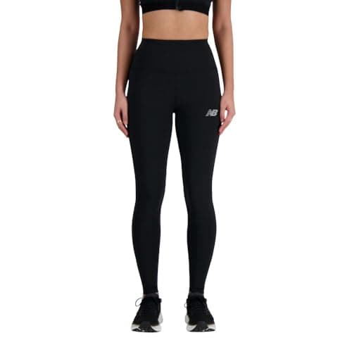 Image of New Balance Women's NB Sleek High Rise Legging 27", Black, M