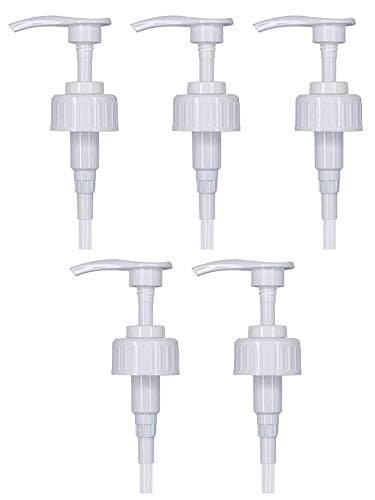 Image of Ibex Mart 5L Pump Dispenser for 5 Litre Container, 38MM Pelican Pump Dispenser with Tube, 4ML Dose Ideal for Oils, Alcohol, Perfumes, Fragrances, Shampoo
