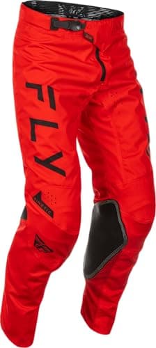Image of Fly Racing Men's Kinetic Center Pants (Red/Black, US 30)