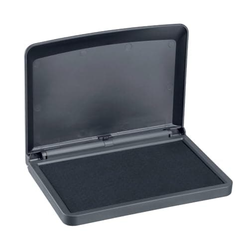 Image of COLOP Micro 1 Black Rubber Stamp Ink Pad. Measures 90x50mm. Best Ink Pad for Home, Office, and Crafting Use. Water-Based, Non-Toxic, Document-Proof and Vegan Friendly.