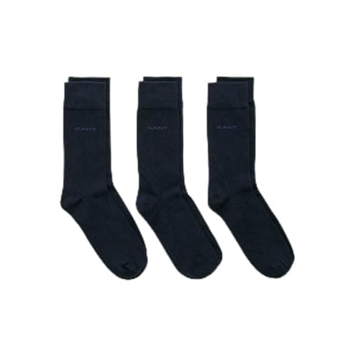 Image of GANT Men's SOFT COTTON SOCKS 3-PACK Socks, marine, Standard