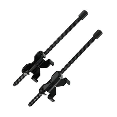 Image of Dunnet Tools Heavy Duty Coil Spring Compressor Tool Set - 2pc Macpherson Strut Tool, 370mm x 82mm, Vehicle Suspension Repair Kit for Car, Automotive, and Spring Clamps