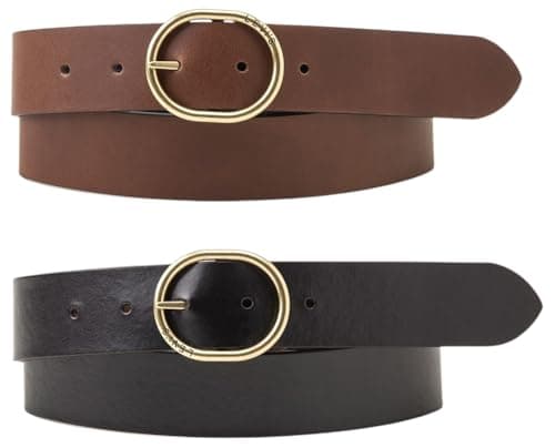 Image of Levi's Women's Arletha Reversible Belt, Brown, 100