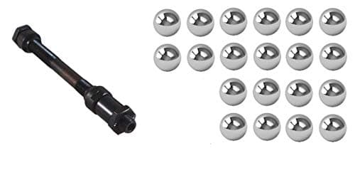 Image of cyclingcolors Bicycle Rear Wheel Axle, 10 mm x 145 mm, Silver, Mountain Bike, Road Bike, Rim Brake