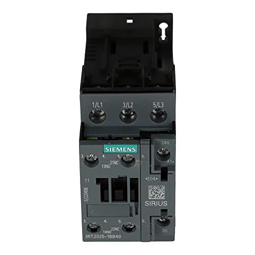 Image of 3RT2025-1BB40 | SIEMENS CONTACTOR, AC-3, 7.5KW/400V, 1NO+1NC, DC