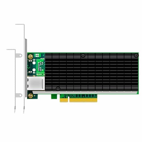 Image of GLOTRENDS ST7215 10Gb Network Card with RJ45 Port, Intel X540-AT Controller, PCIE 2.0 X8 Interface