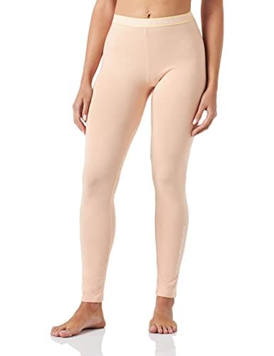 Image of Emporio Armani Underwear Womens Leggings Iconic Logoband Leggings, Apricot, L