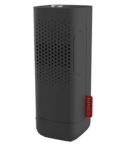 Image of Boneco P50 Black Air Purifier Ioniser with Aroma Diffuser and Free Essential Oil for Travel, Car and Desk (Black)