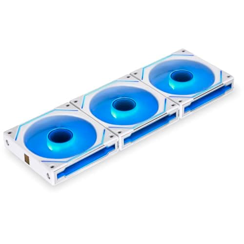 Image of Lian Li UNI Fan SL-INF 120 RGB Infinity Mirror ARGB Fan 120mm White 3-Pack Controller