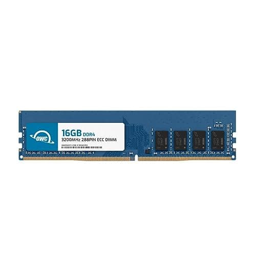 Image of OWC 16GB DDR4 3200MHz PC4-25600 CL22 1RX8 ECC Unbuffered UDIMM 1.2V 288-pin Workstation Server Memory RAM